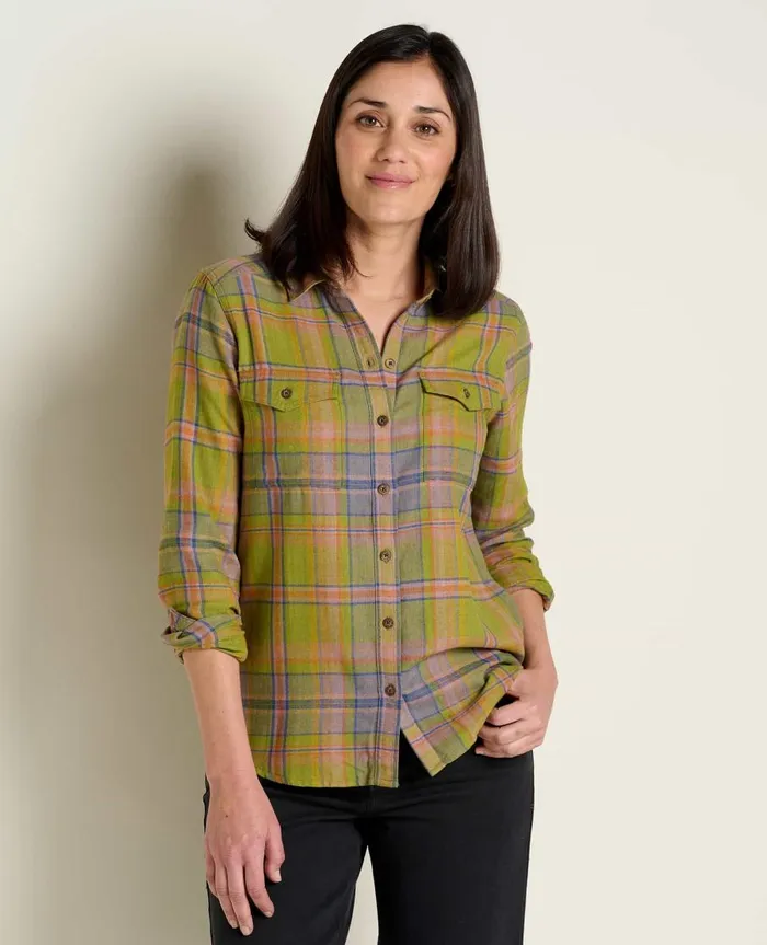 Women039s ReForm Flannel Shirt Faded Lilac ToadandCo Flannels