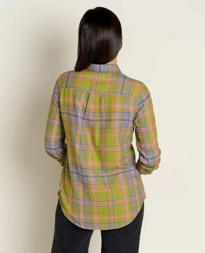 Women039s ReForm Flannel Shirt Faded Lilac ToadandCo Flannels