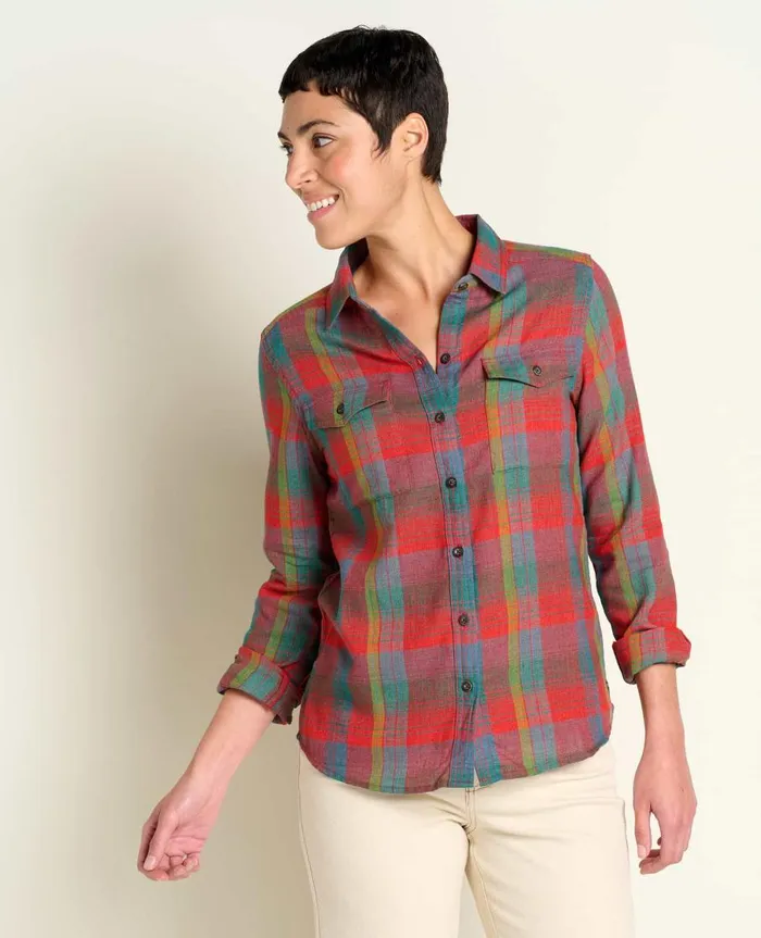 Women039s ReForm Flannel Shirt Winterberry ToadandCo Tops and TShirts