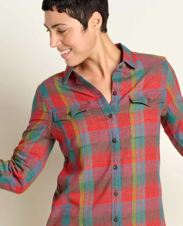 Women039s ReForm Flannel Shirt Winterberry ToadandCo Tops and TShirts