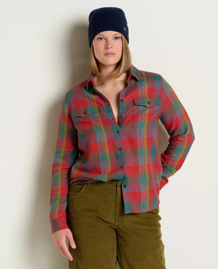 Women039s ReForm Flannel Shirt Winterberry ToadandCo Tops and TShirts