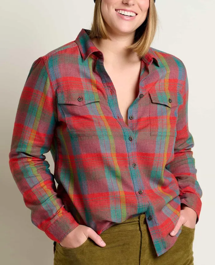 Women039s ReForm Flannel Shirt Winterberry ToadandCo Tops and TShirts
