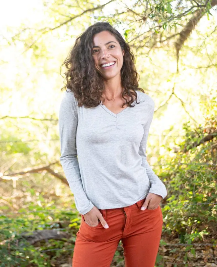Women039s Rose Long Sleeve Tee Heather Grey ToadandCo Tops and TShirts