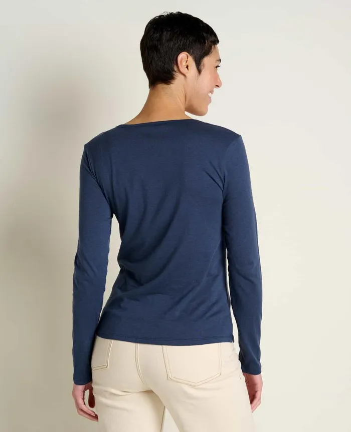 Women039s Rose Long Sleeve Tee True Navy ToadandCo Tops and TShirts