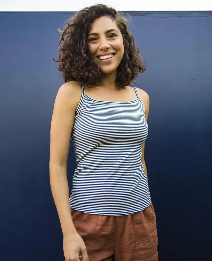 Women039s Samba Dia Cami True Navy Stripe ToadandCo Tops and TShirts
