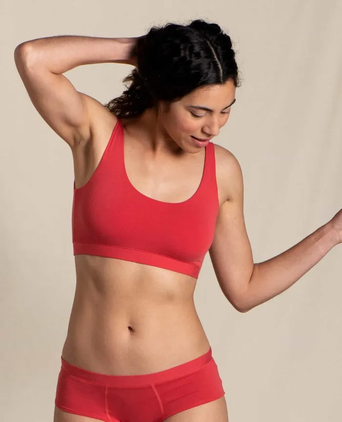 Women039s Scoop Bralette Lingonberry ToadandCo Loungewear and Sleep