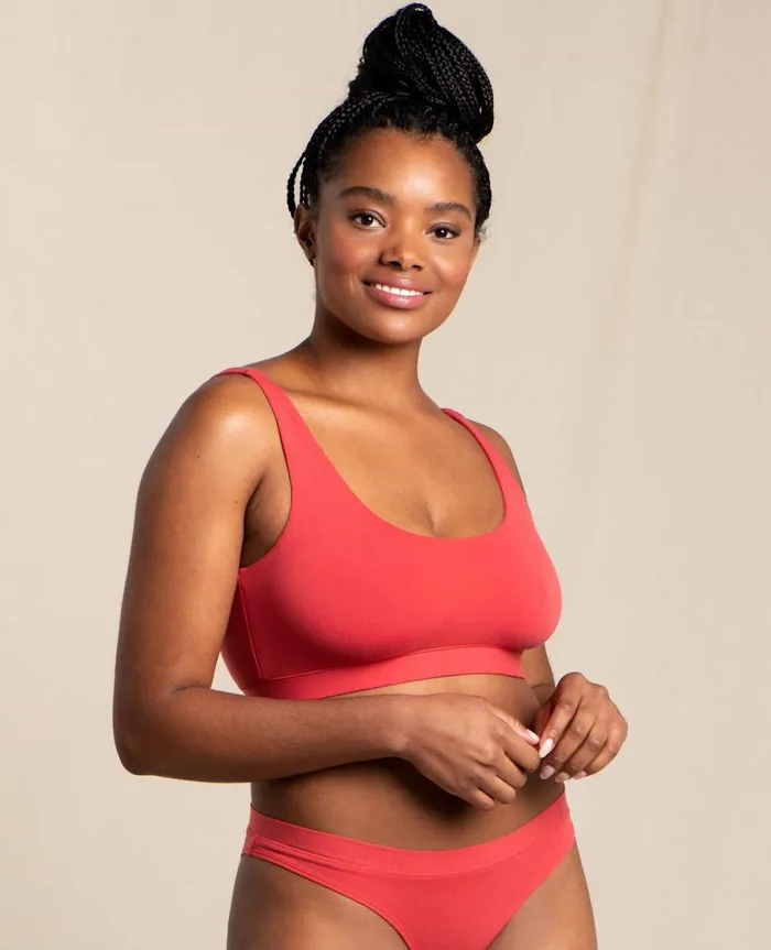 Women039s Scoop Bralette Lingonberry ToadandCo Loungewear and Sleep