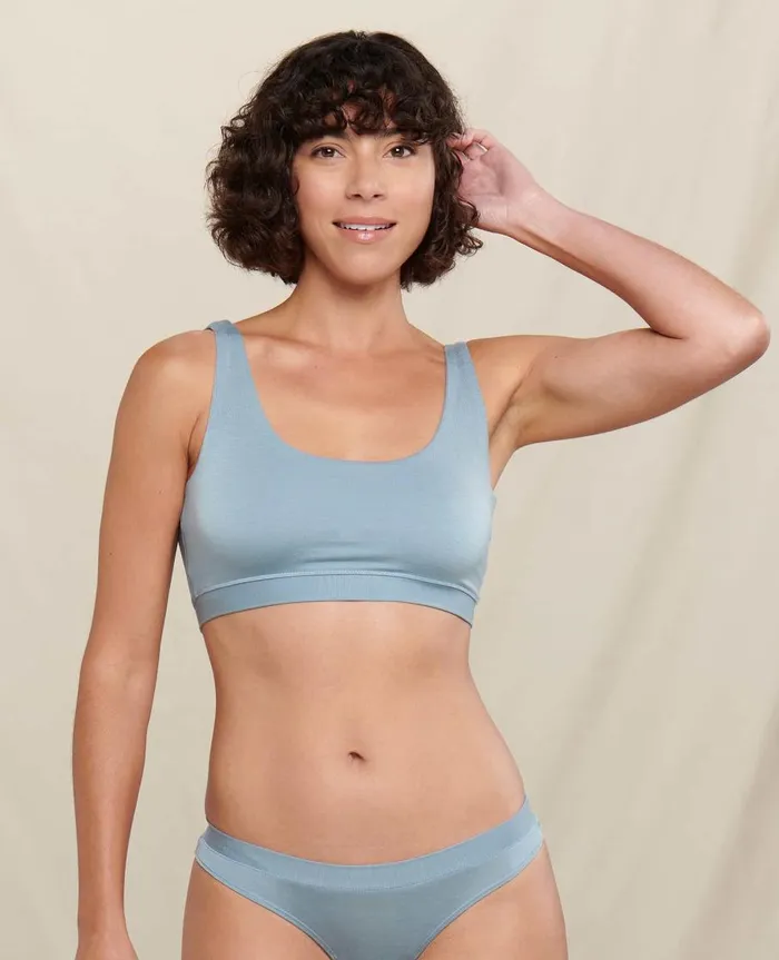 Women039s Scoop Bralette Weathered Blue ToadandCo Loungewear and Sleep