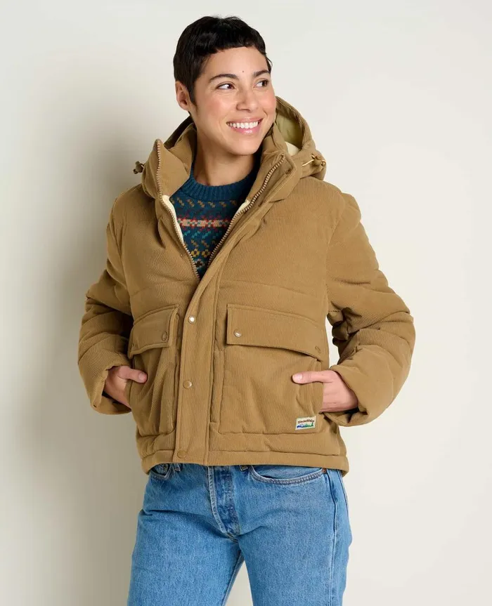 Women039s Spruce Wood Jacket Honey Brown Cord ToadandCo Jackets and Layers