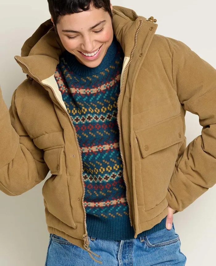 Women039s Spruce Wood Jacket Honey Brown Cord ToadandCo Jackets and Layers