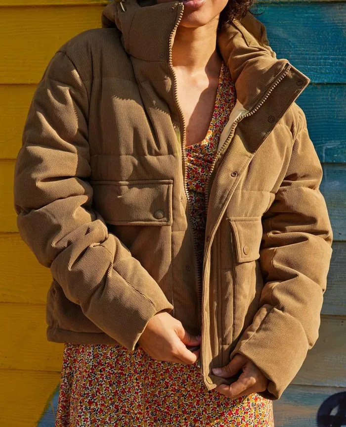 Women039s Spruce Wood Jacket Honey Brown Cord ToadandCo Jackets and Layers
