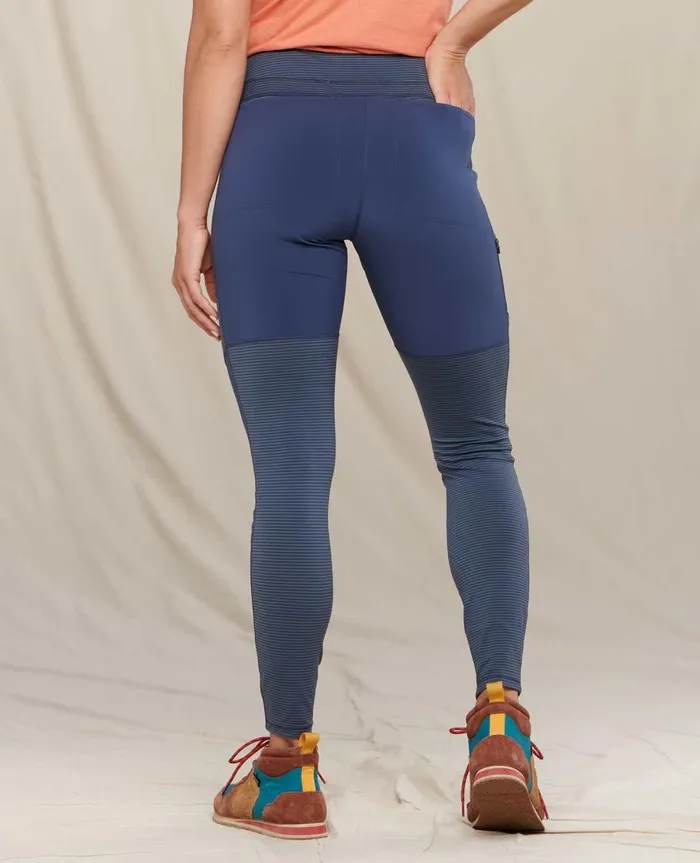 Women039s Timehop Trail Tight True Navy Stripe ToadandCo Pants