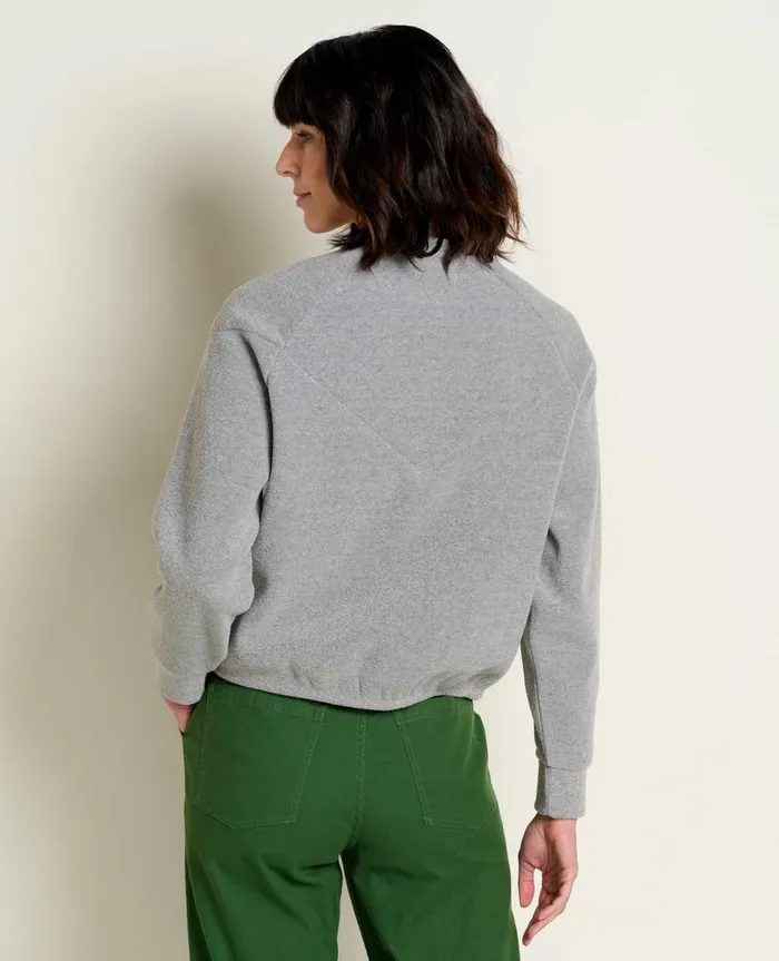 Women039s Whitney Terry Pullover Light Heather Grey ToadandCo Tops and TShirts