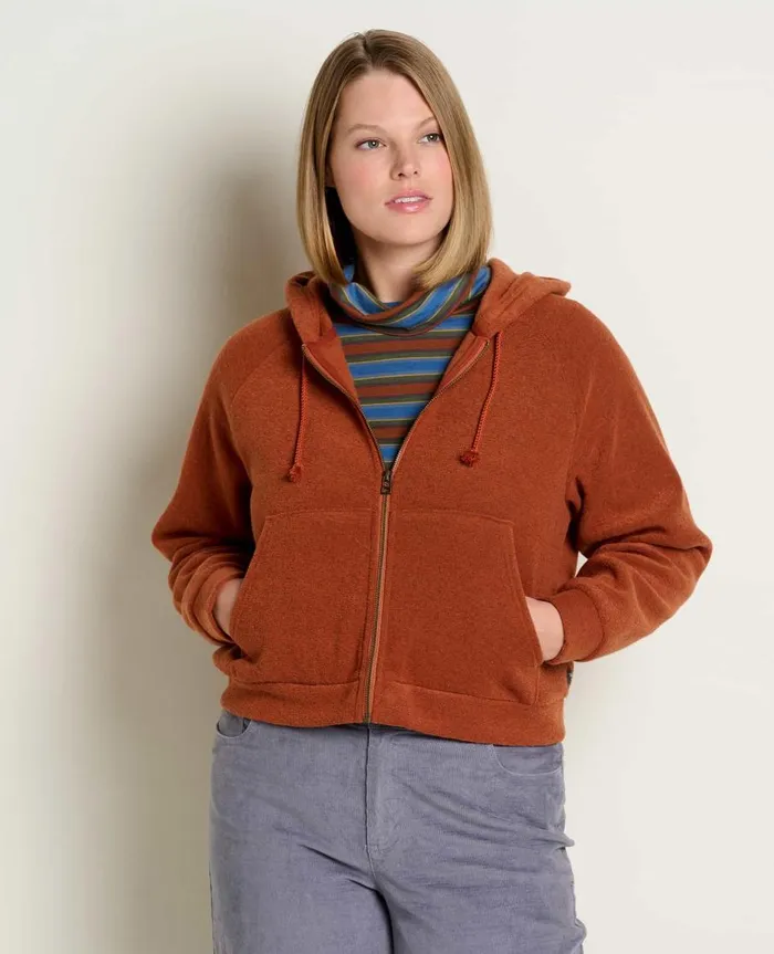 Women039s Whitney Terry Zip Hoodie Cinnamon ToadandCo Jackets and Layers