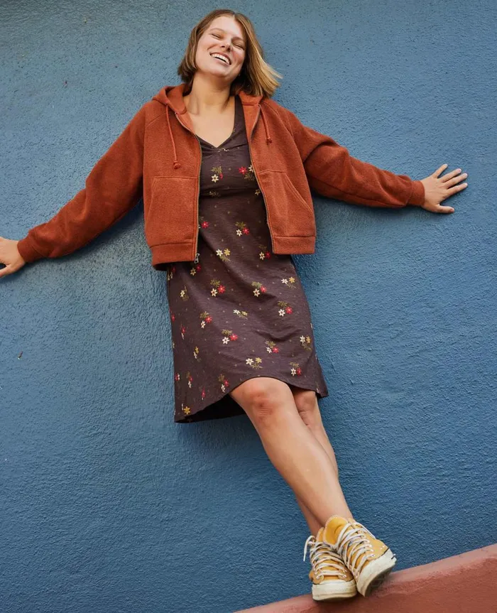 Women039s Whitney Terry Zip Hoodie Cinnamon ToadandCo Jackets and Layers