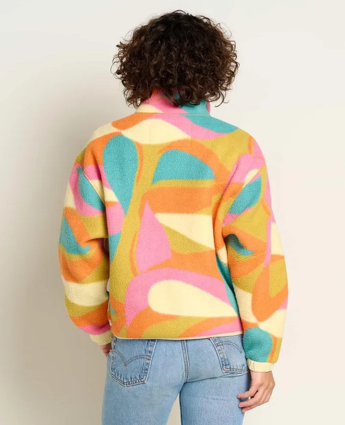 Women039s Women039s Campo Fleece Jacket Shapes Print ToadandCo Jackets and Layers