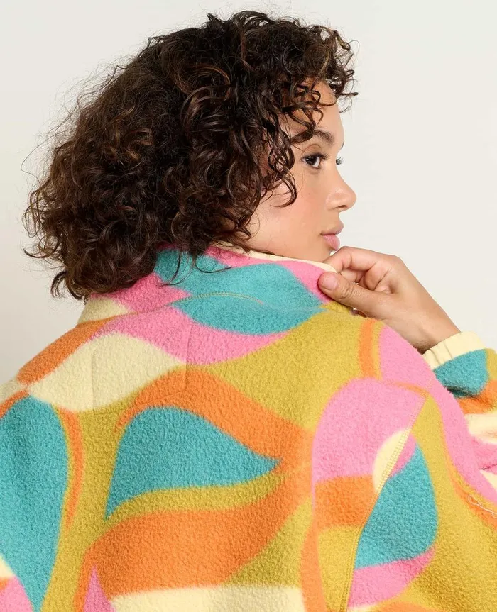 Women039s Women039s Campo Fleece Jacket Shapes Print ToadandCo Jackets and Layers