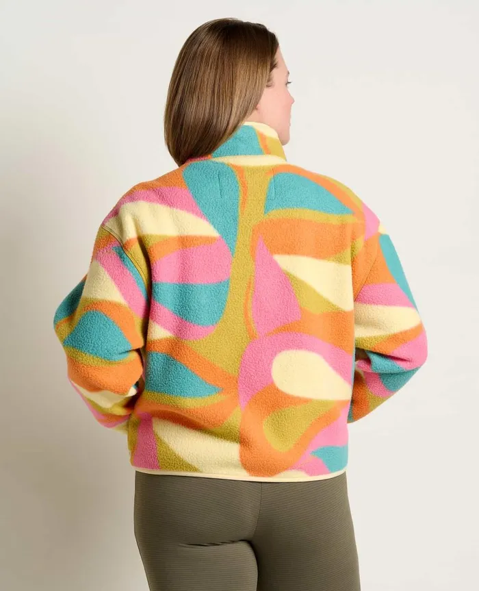 Women039s Women039s Campo Fleece Jacket Shapes Print ToadandCo Jackets and Layers