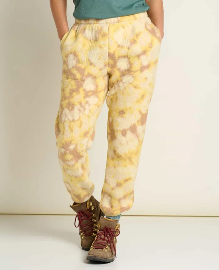 Women039s Women039s Campo Fleece Jogger Barley Tie Dye Print ToadandCo Pants