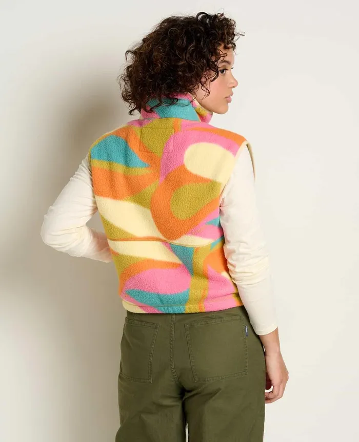 Women039s Women039s Campo Fleece Vest Shapes Print ToadandCo Tops and TShirts