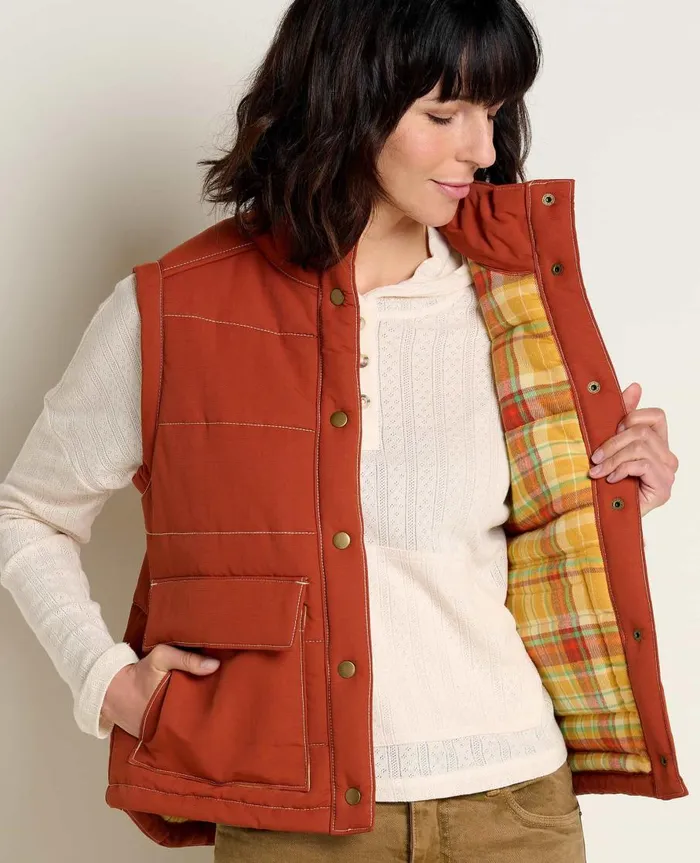 Women039s Women039s Forester Pass Vest Cinnamon ToadandCo Outerwear