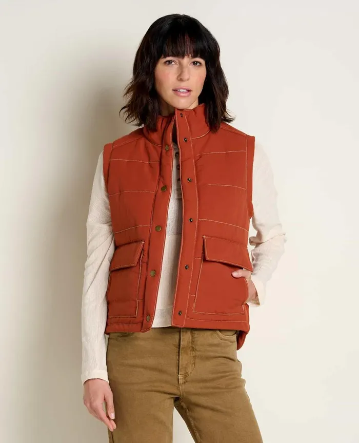 Women039s Women039s Forester Pass Vest Cinnamon ToadandCo Outerwear