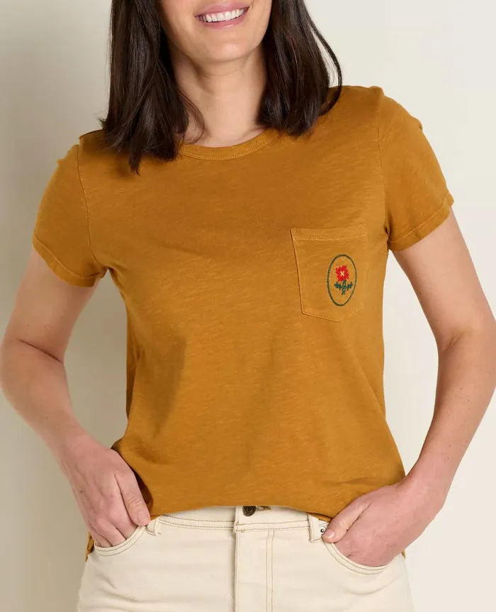 Women039s Women039s Primo Crew Embroidered Pocket Cross Stitch ToadandCo Tops and TShirts Women039s Women039s Primo Crew Embroidered Pocket Cross Stitch ToadandCo Tops and TShirts