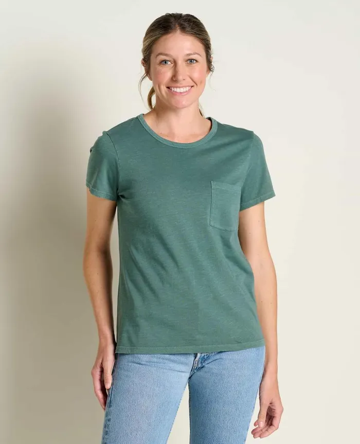 Women039s Women039s Primo Short Sleeve Crew Silver Pine ToadandCo Loungewear and Sleep