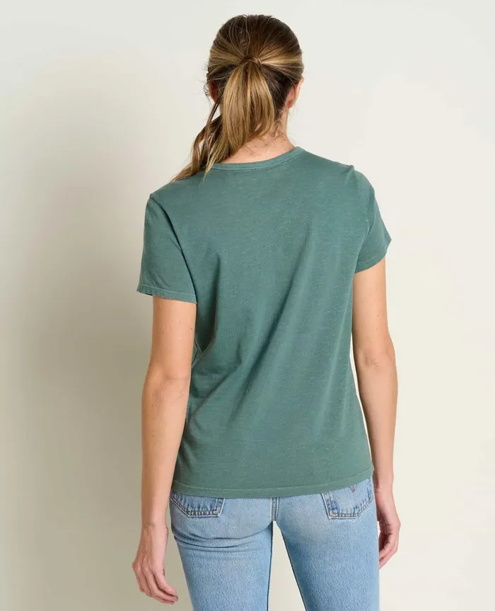 Women039s Women039s Primo Short Sleeve Crew Silver Pine ToadandCo Loungewear and Sleep