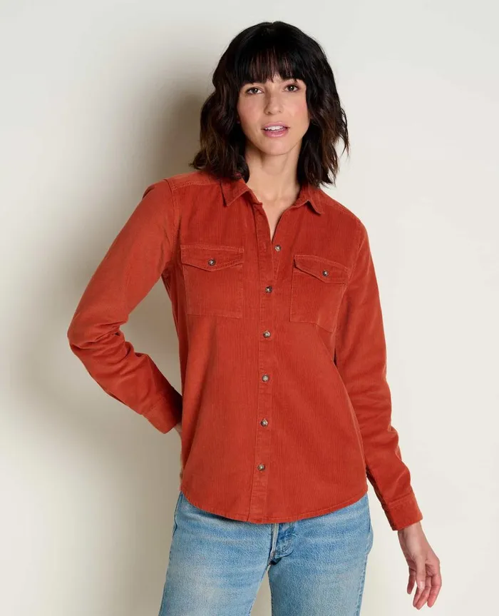 Women039s Women039s Scouter Cord Long Sleeve Shirt Cinnamon ToadandCo Tops and TShirts Women039s Women039s Scouter Cord Long Sleeve Shirt Cinnamon ToadandCo Tops and TShirts