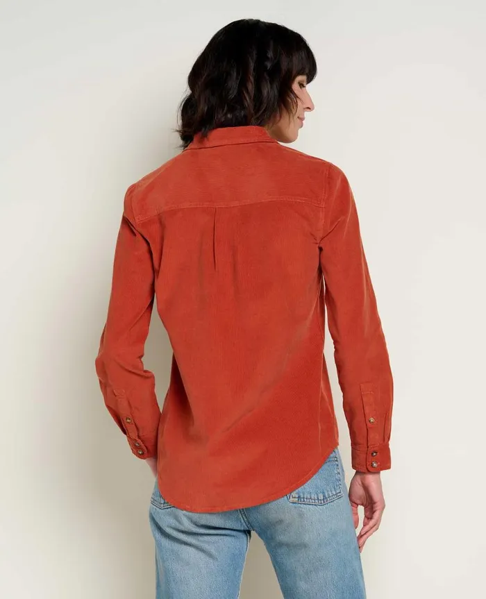 Women039s Women039s Scouter Cord Long Sleeve Shirt Cinnamon ToadandCo Tops and TShirts
