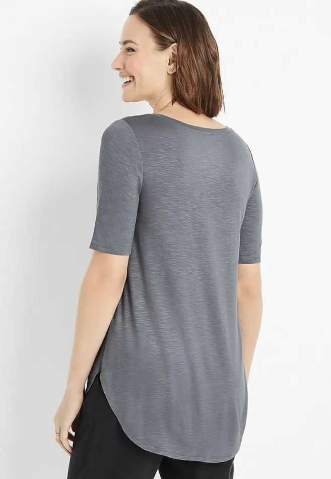 Women 247 Gray Flawless Tee Maurices Tops