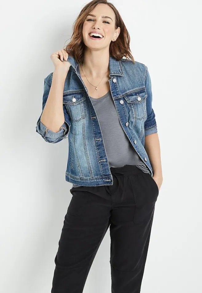 Women 247 Gray Flawless Tee Maurices Tops