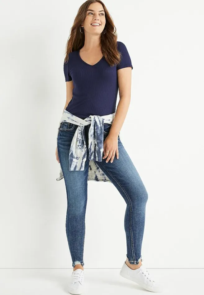 Women 247 Navy TuckIn Tee Maurices Tops