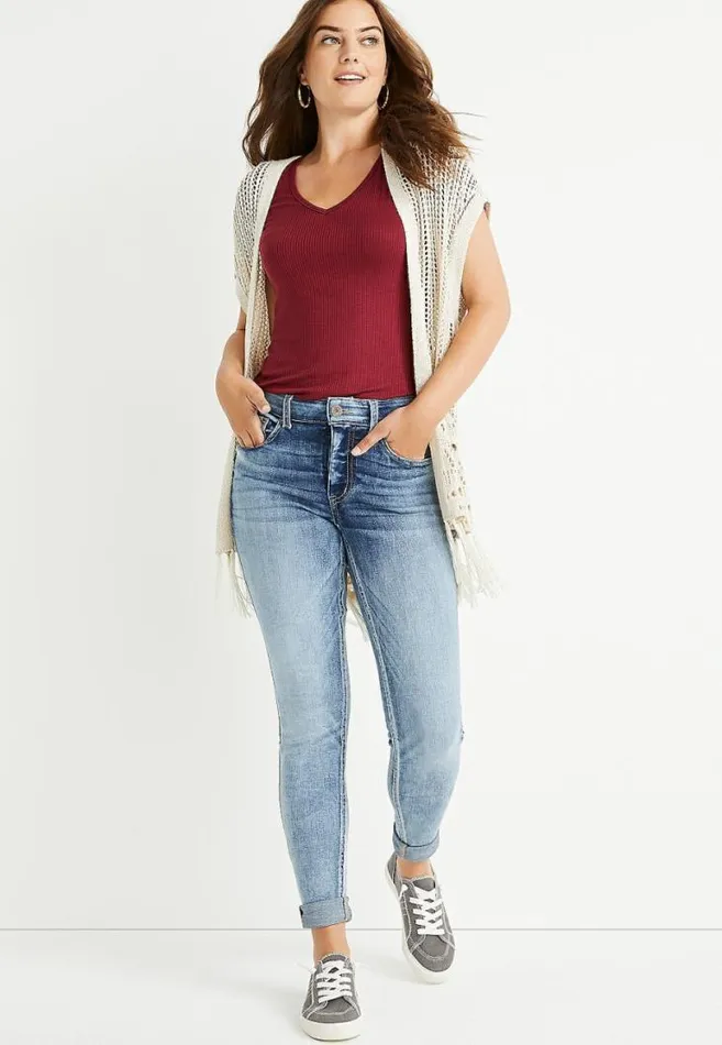 Women 247 Red TuckIn Tee Maurices Tops