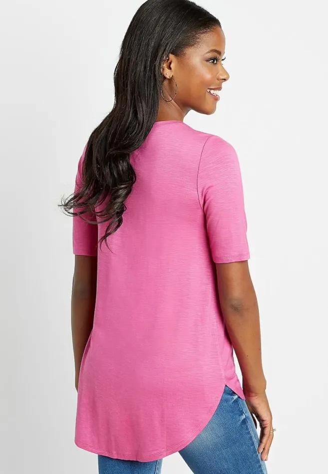 Women 247 Solid Flawless Tee Maurices Tops