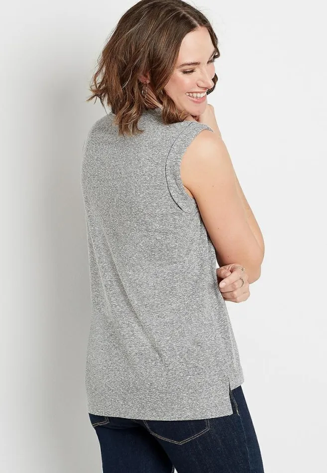 Women 247 Solid Muscle Tank Top Maurices Tops