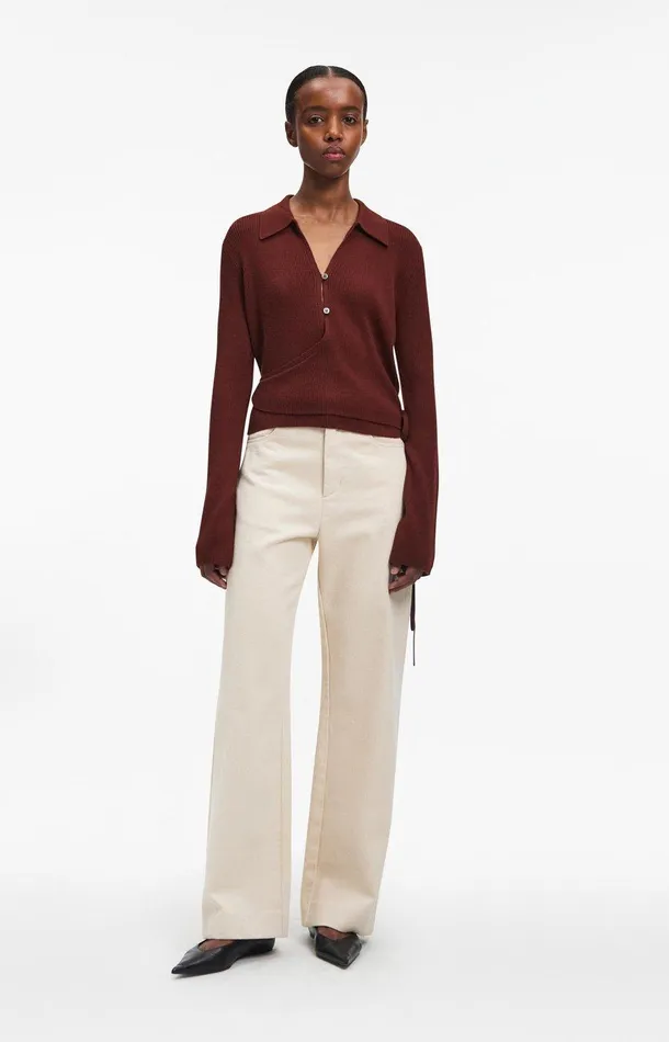 Women A Day039s March Knitwear Lemarr Merino Wrap Top Women A Day039s March Knitwear Lemarr Merino Wrap Top