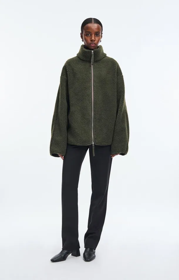 Women A Day039s March Outerwear Addams Pile Fleece Jacket