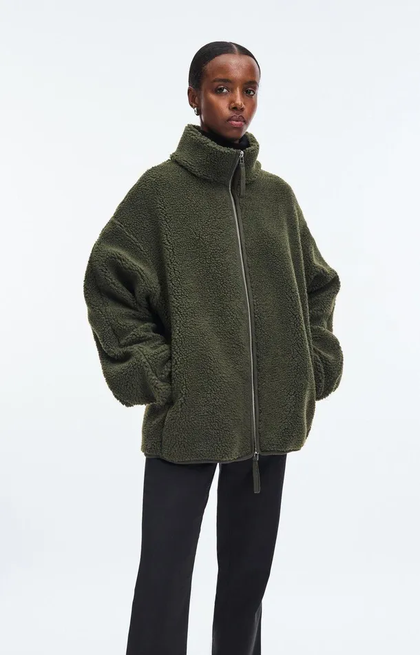Women A Day039s March Outerwear Addams Pile Fleece Jacket
