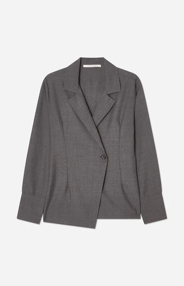 Women A Day039s March Shirts Dian Wrap Wool Shirt