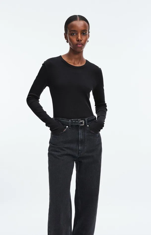 Women A Day039s March Tshirts and Tops Haley Ribbed Long Sleeve TShirt Women A Day039s March Tshirts and Tops Haley Ribbed Long Sleeve TShirt