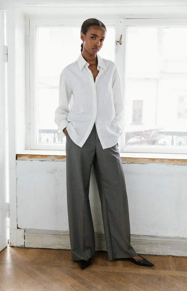 Women A Day039s March Trousers Lancer Wool Twill Trousers