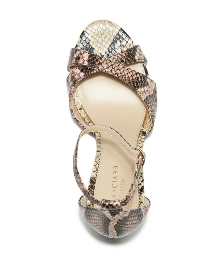 Women Abiele Leather Stiletto Sandal Light Pink 680 Marciano Shoes Women Abiele Leather Stiletto Sandal Light Pink 680 Marciano Shoes