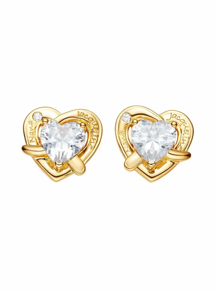 Women Ambre Heart Earrings Nana Jacqueline Earrings