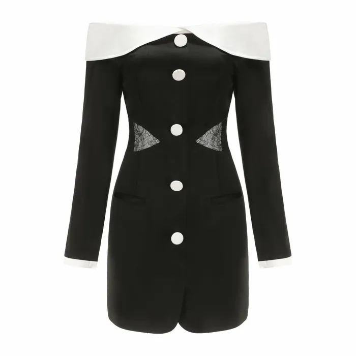 Women Angelica Black Dress Nana Jacqueline Lace