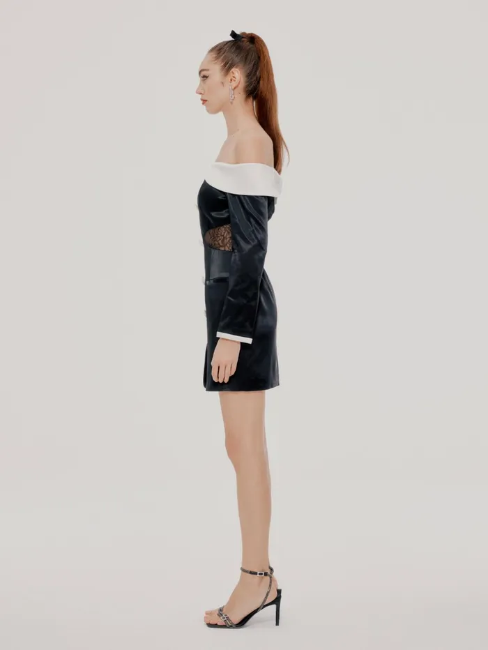 Women Angelica Black Dress Nana Jacqueline Lace