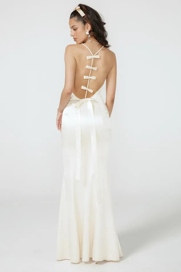 Women Angelique Bow Dress Nana Jacqueline Maxi