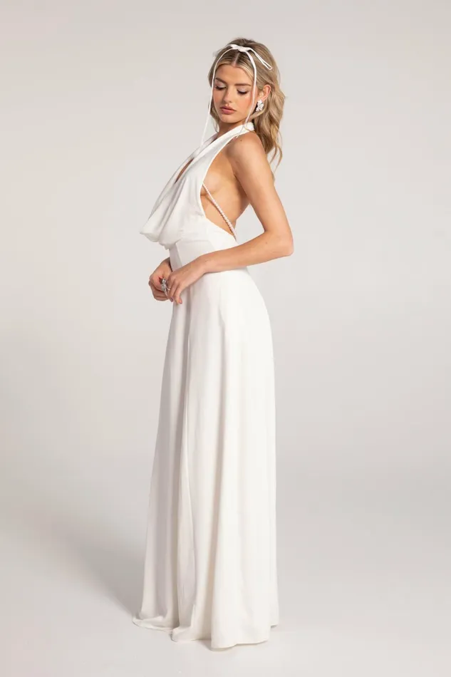 Women Aniya Satin Dress Nana Jacqueline Bridal
