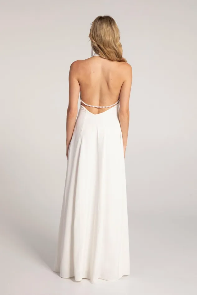 Women Aniya Satin Dress Nana Jacqueline Bridal